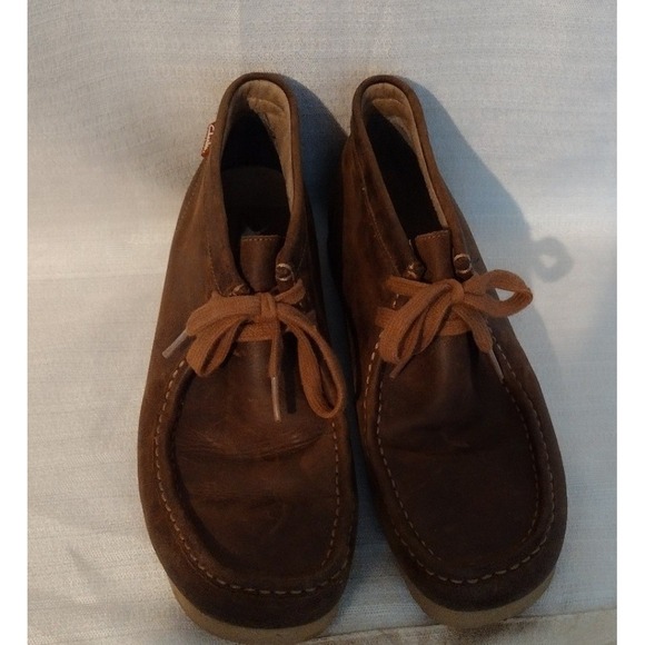 Clarks Other - Clarks Collection Wallabee Brown Leather Moccasin Driving Shoes/Boots–men's 8.5